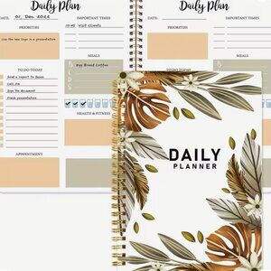 Versatile Undated Planner: Your All-in-One Tool for Priorities, Meal Planning,